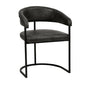Aero Collection Modern Dining Chair in Charcoal Set of 2
