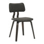 Modern Wooden Dining Chair, Dark Walnut Color Frame in Brown