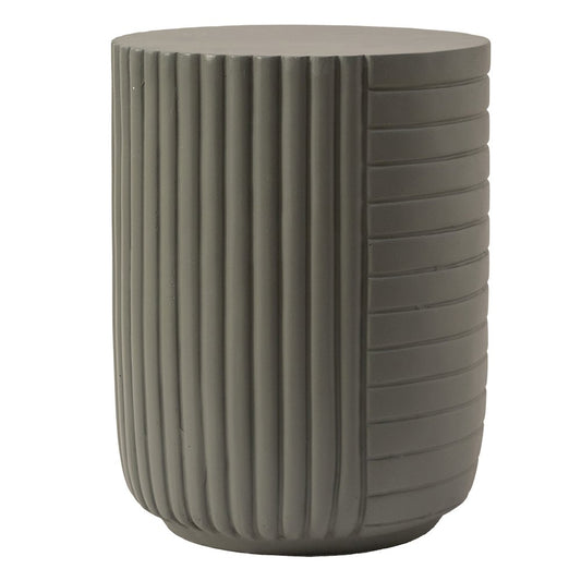 Modern Side End Table Trove Series In Green Grey