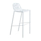 Devon Mid-Century Modern Aluminum Bar Stool