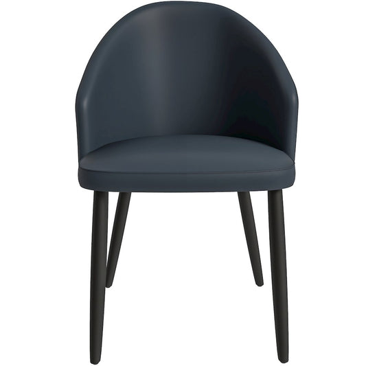 Paradiso Collection Modern Dining Seat in Black