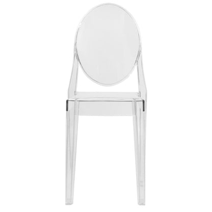 Marion Transparent Acrylic Modern Chair, Set of 2