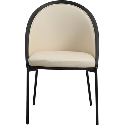 Urbane Collection Modern Dining Chair in White