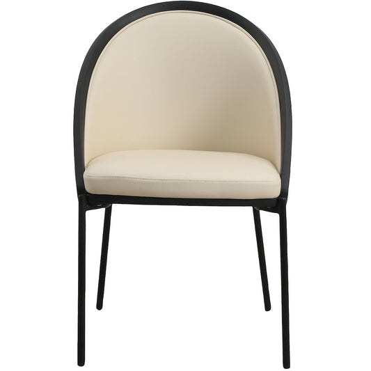 Urbane Collection Modern Dining Chair in White