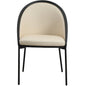 Urbane Collection Modern Dining Chair in White