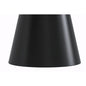 Prynn Series Round Dining Table Black Base with 60 Round Black Glass Top