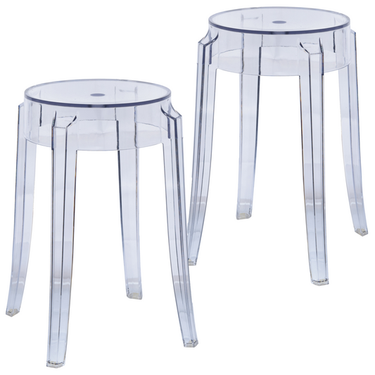 Plastic Dining Stool with Sturdy Seat