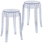 Plastic Dining Stool with Sturdy Seat