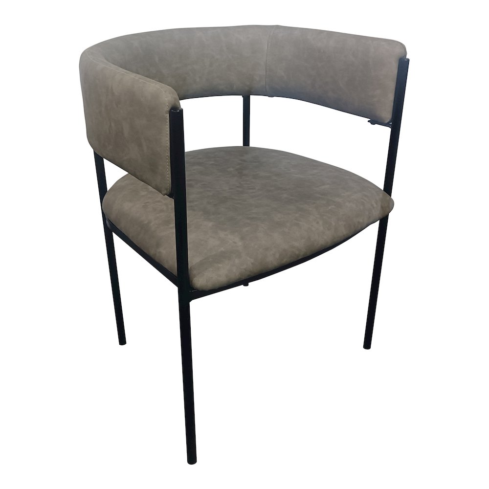 Cyril Collection Modern Chair in Aged Grey Set of 2