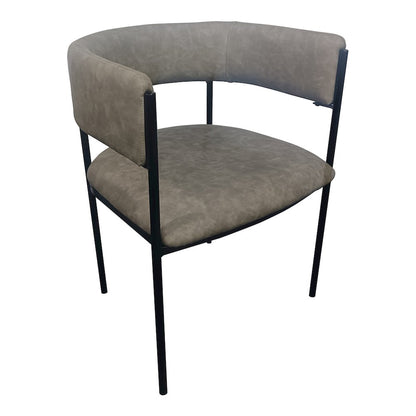 Cyril Collection Modern Chair in Aged Grey Set of 2