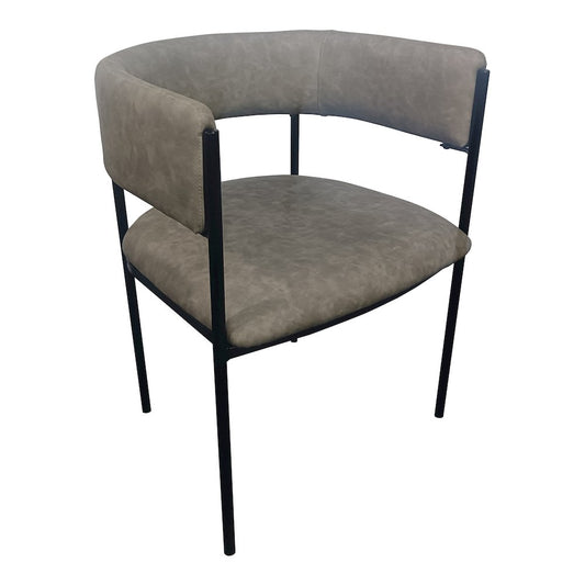 Cyril Collection Modern Chair in Aged Grey Set of 2