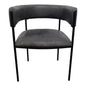Cyril Collection Modern Chair in Charcoal Set of 2