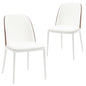 Dining Side Chair with Leather Seat