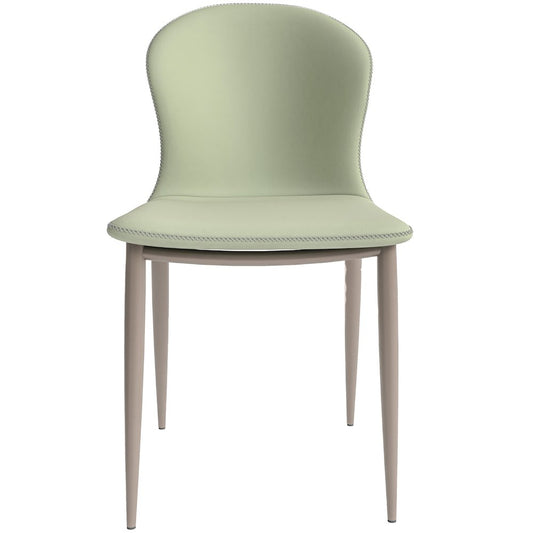 Mosaic Collection Modern Dining Chair in Light Grey - Set of 2