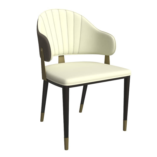 Aria Series Modern Dining Chair in Taupe Set of 4