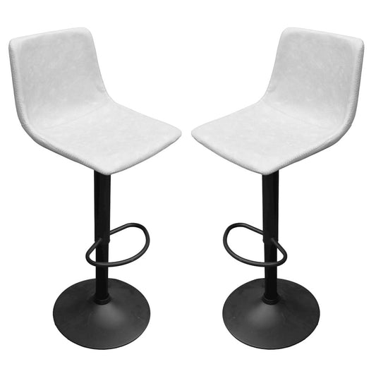 Tilbury Modern Adjustable Bar Stool in Light Grey