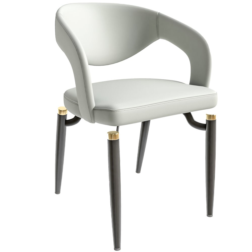 Entice Collection Modern Dining Chair in Grey