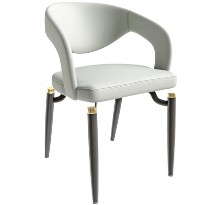 Entice Collection Modern Dining Chair in Grey