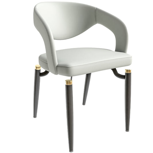 Entice Collection Modern Dining Chair in Grey