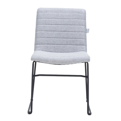 Zylar Series Office Guest Chair in Grey Fabric