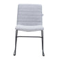 Zylar Series Office Guest Chair in Grey Fabric