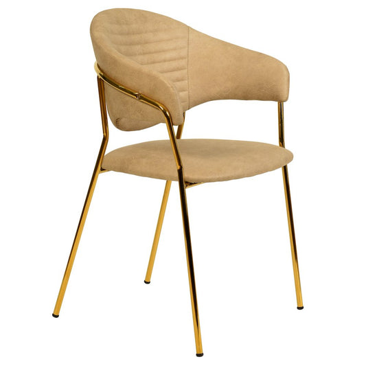 Bella Collection Modern Dining Chair in Taupe Set of 4