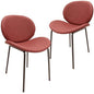 Dining Side Chair with Upholstered Faux Leather Seat