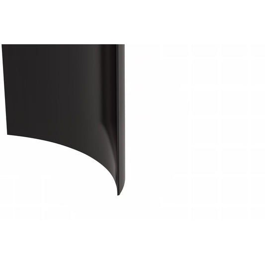 Dining Table Black Stainless Steel Base, With 55 Deep Grey Sintered Stone Top