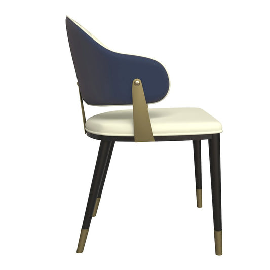 Aria Series Modern Dining Chair in Blue Set of 4