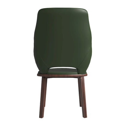 Vivara Collection Modern Dining Chair in Dark Green