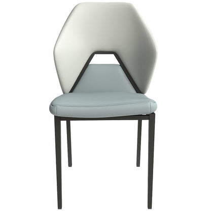 Eclat collection Modern Dining Chair in White Set of 4
