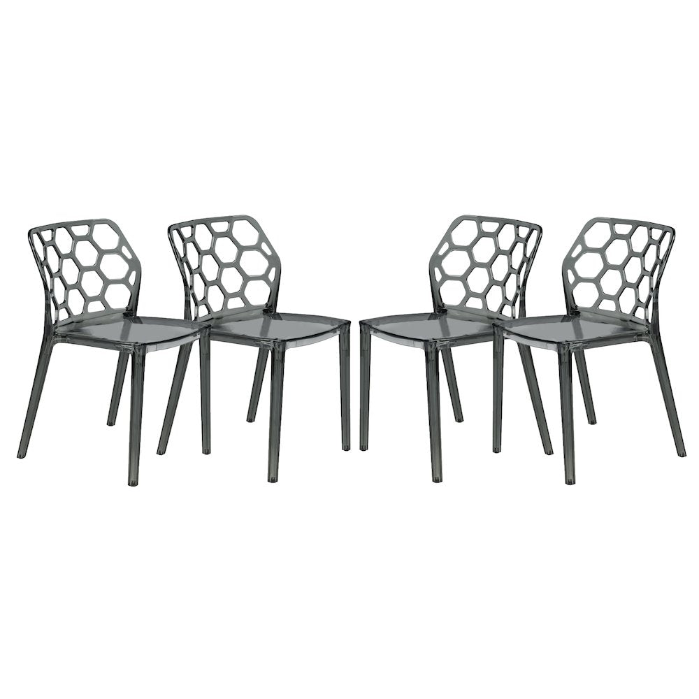 Modern Dynamic Dining Chair, Set of 4