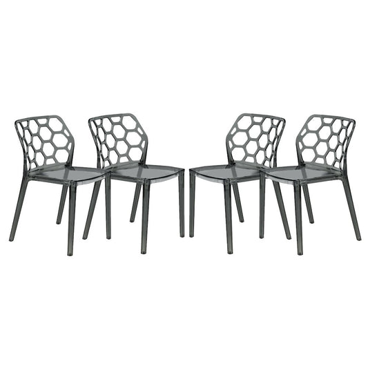 Modern Dynamic Dining Chair, Set of 4