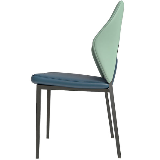 Eclat collection Modern Dining Chair in Green/Blue