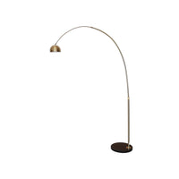 Arched Floor Lamp 75.6" Height with Black Round Marble Base