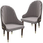 Elara Collection Wooden Dining Chair in Two-Tone Toupe Set of 2