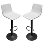 Tilbury Modern Adjustable Bar Stool With Footrest & 360-Degree Swivel Set of 2