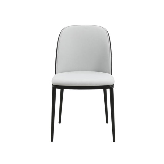 Dining Side Chair with Velvet Seat and Steel Frame Set of 2