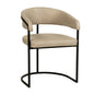Aero Collection Modern Dining Chair in Oatmeal