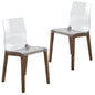 Marsden Modern Dining Side Chair With Beech Wood Legs Set of 2