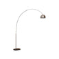 Arched Floor Lamp 75.6" Height with Black Round Marble Base