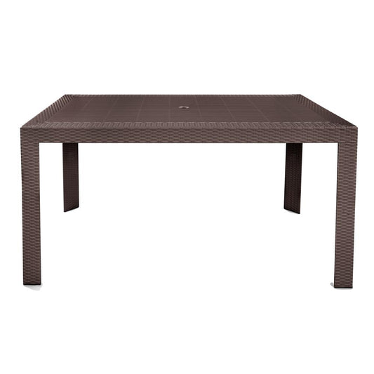 Mace Mid-Century 7-Piece Rectangular Outdoor Dining Set with 4 Side Chairs
