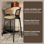 Ervilla Wicker Bar Stool Set of 2