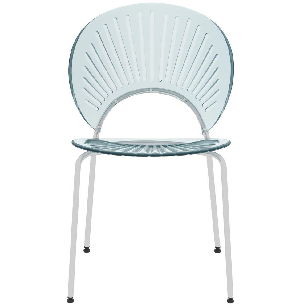 Opulent Series Modern Smoke Dining Chair Set of 2