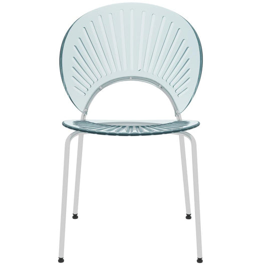 Opulent Series Modern Smoke Dining Chair Set of 2