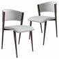 Aspen Collection Modern Dining Chair Set of 2 in Black