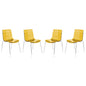 Astor Water Ripple Design Dining Chair Set of 4