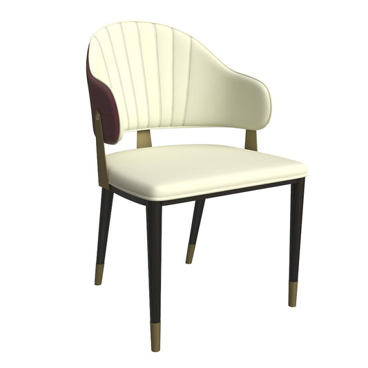 Aria Series Modern Dining Chair in Red Set of 4