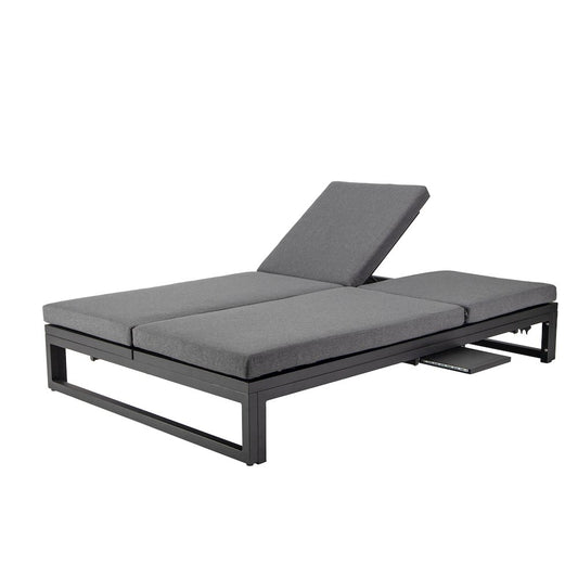 Chelsea Convertible Lounge Reclining Double Chaise With Cushions
