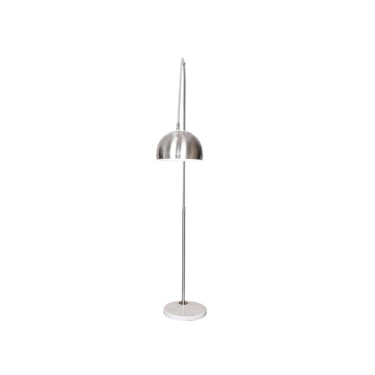Arched Floor Lamp 75.6" Height with White Round Marble Base